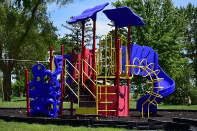 The playground at Cocklin Fish Farm